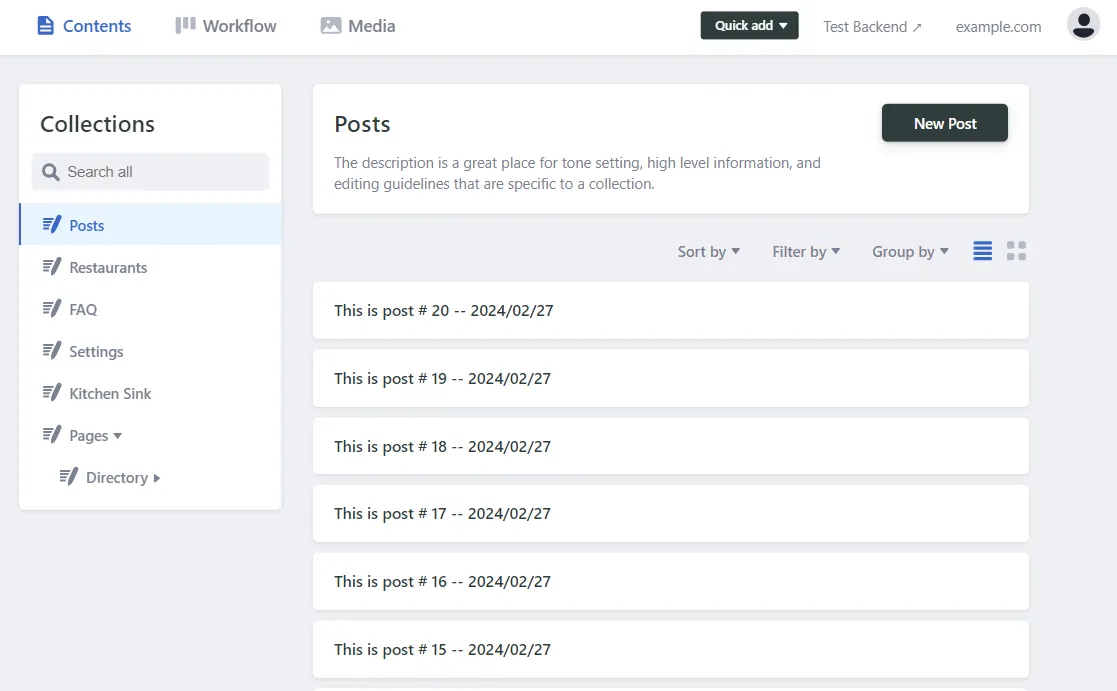 Decap CMS Demo | Pannello di controllo CMS personalizzato